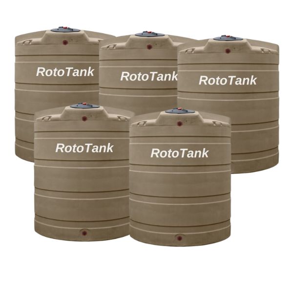 Bulk deal 5000 x 5 Water tanks Tan