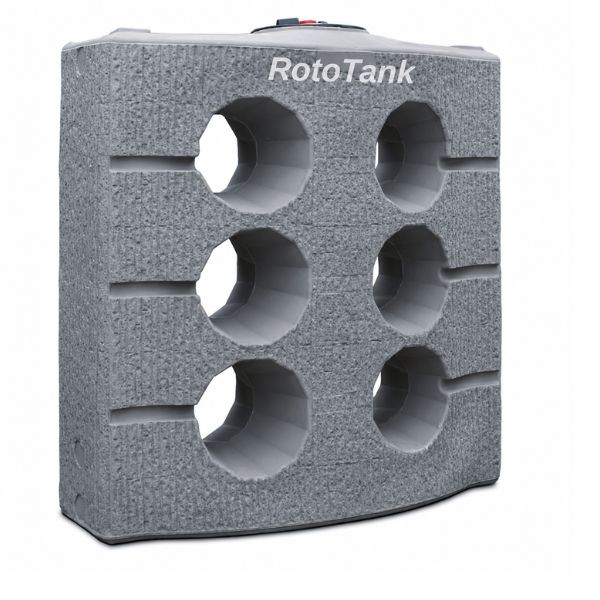 RotoTank Rainsaver 1400l water tank- in grey